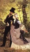 Ernest Duez Honeymoon Norge oil painting reproduction